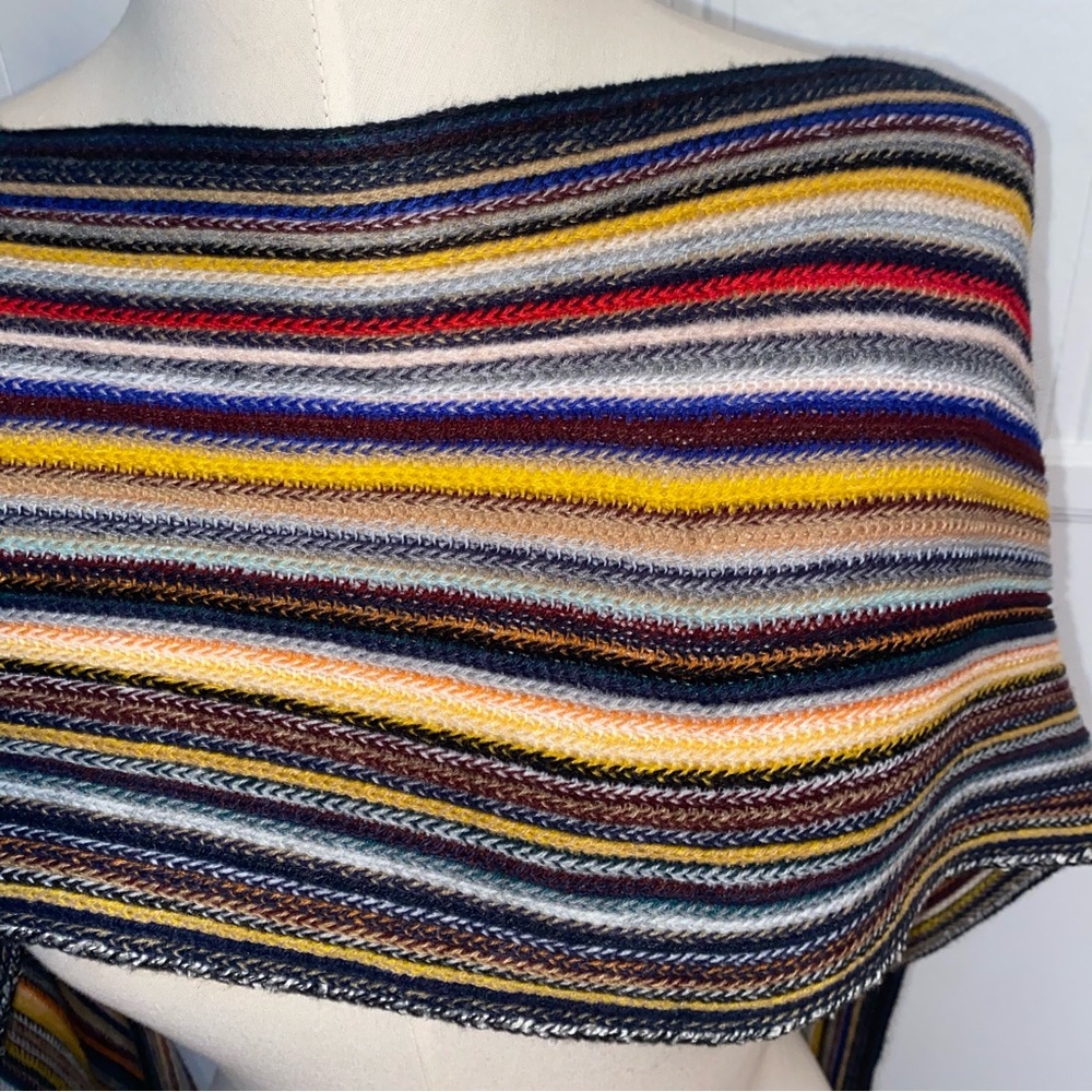 Multicolor Striped Scarf - Picture 5 of 5